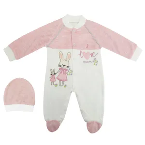 ست سرهمی و کلاه نوزادی مدل  esa bebe