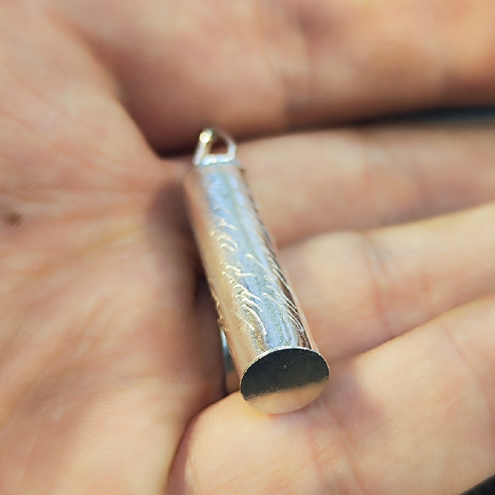 آویز گردنبند نقره مدل حرز امام جواد علیه السلام کد 66