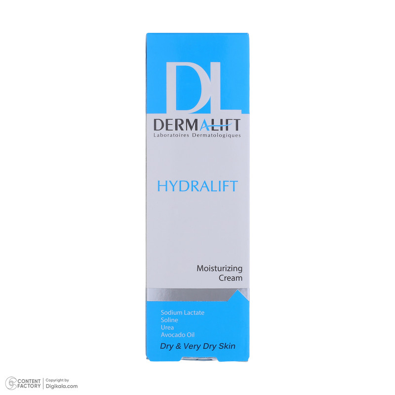 کرم مرطوب کننده صورت درمالیفت مدل HYDRALIFT مناسب پوست‌های خشک حجم 50 میلی لیتر