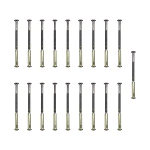 پیچ و مهره فیکس دستگیره مدل Gh-60 بسته 19 عددی