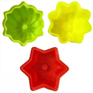قالب ژله مدل گل مجموعه 3 عددی