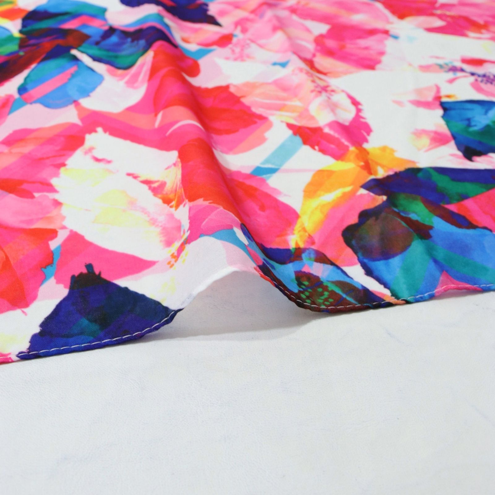 شال زنانه مدل نخی شاد کد a-4092 -  - 9