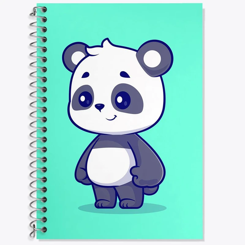 دفتر لغت 50 برگ خندالو مدل حیوانات بامزه پاندا کد 29711