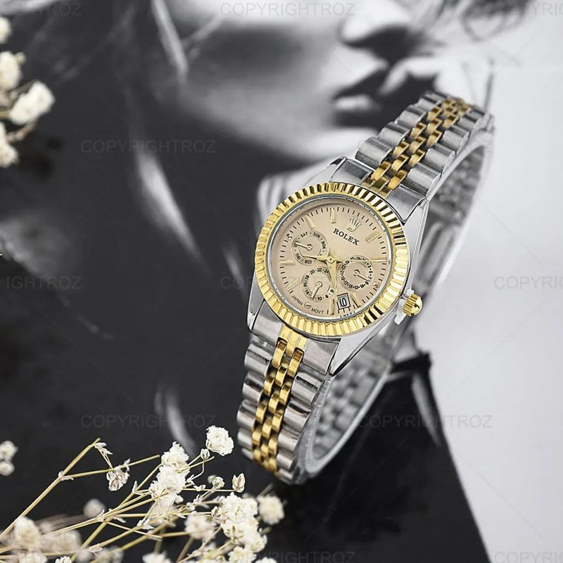 ساعت مچی عقربه ای زنانه مدل طرح تک موتور ساده ساعت مچی عقربه ای زنانه مدل طرح تک موتور ساده