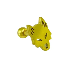 پیرسینگ گوش زنانه مدل گرگ کد P4309