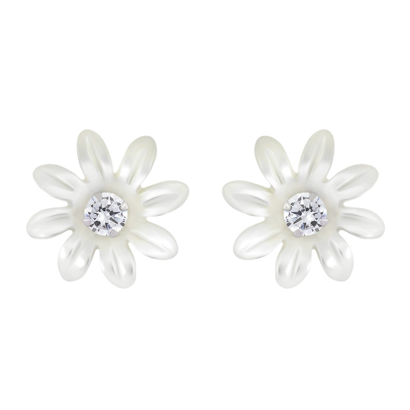 گوشواره نقره زنانه اقلیمه مدل EN510