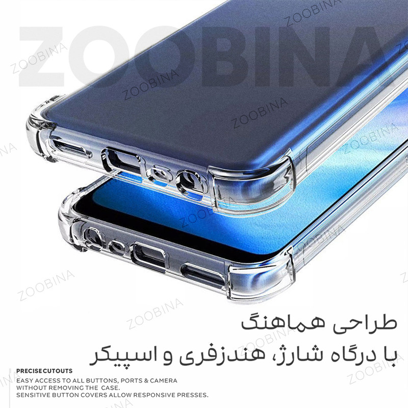 کاور زوبینا مدل Clear مناسب برای گوشی موبایل اپل iPhone 14 3