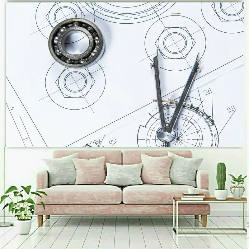 تابلو بوم طرح مهندسی ساختمان مدل SDB2801