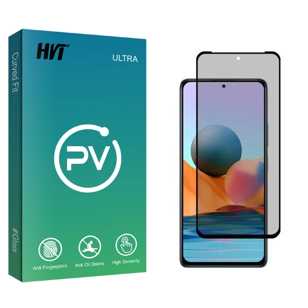 محافظ صفحه نمایش حریم شخصی اچ وی تی مدل PV2 مناسب برای گوشی موبایل شیائومی Redmi Note 10 Pro