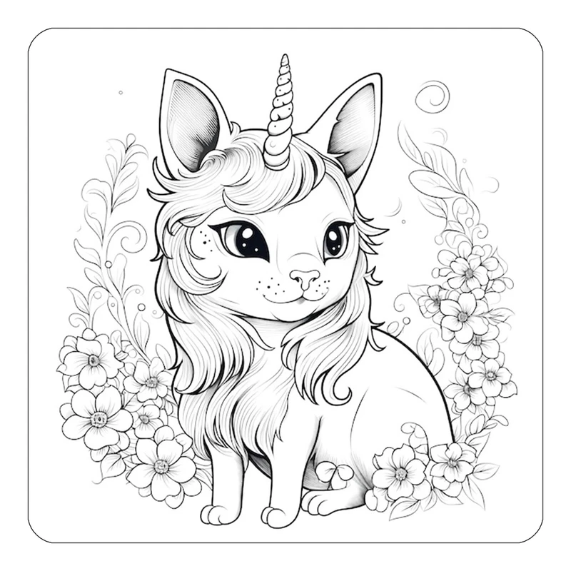 مگنت کاکتی طرح اسب تک شاخ و یونیکورن مدل mp31554