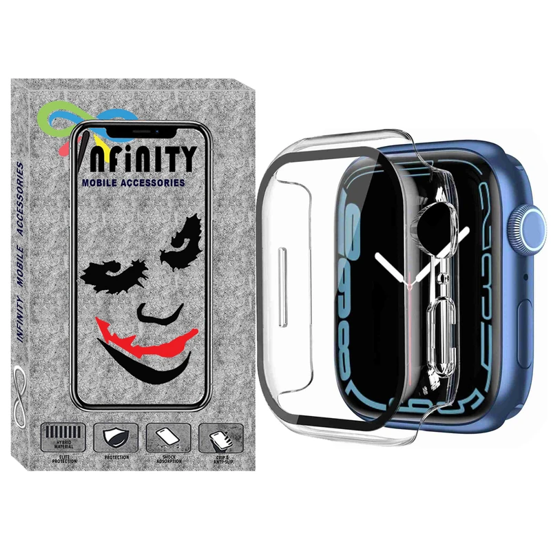 کاور اینفینیتی مدل GUARD-IN مناسب برای اپل واچ Series SE 2022 Aluminum Case 40mm / SE 2021 Aluminum Case 40mm / Series 5 40mm / Series 6 40mm / Series 4 40mm