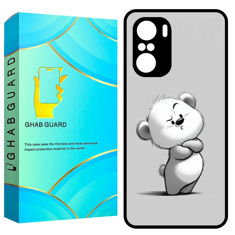 کاور قاب گارد طرح خرس مدل GCHPF3 مناسب برای گوشی موبایل شیائومی Poco F3 / Redmi K40 / Redmi K40 Pro / Redmi K40 Pro Plus / Mi 11i