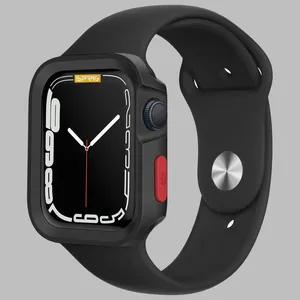 Sprig Silicone Amizze model For Apple Watch Series SE 2022 44mm / SE 2021 44mm / Series 5 44mm / Series 6 44mm / SE 44mm with cover