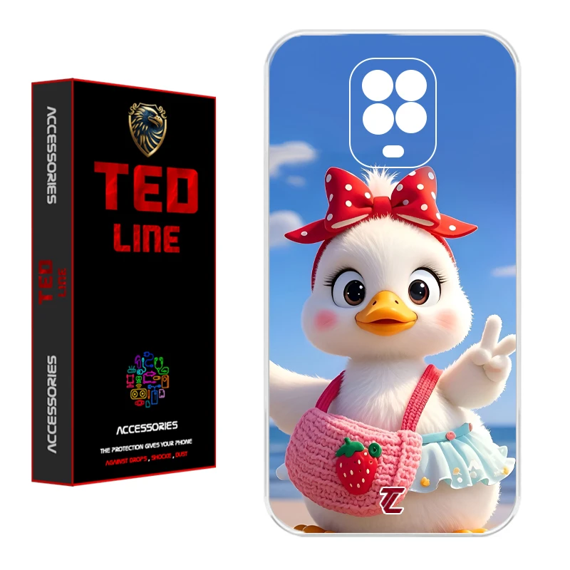 کاور تدلاین طرح اردک کد 1186 مناسب برای گوشی موبایل شیائومی Redmi Note 9S / Note 9 Pro