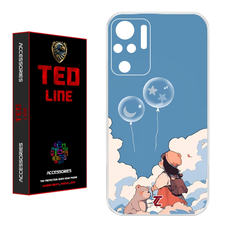 کاور تدلاین طرح دخترونه کد 1202 مناسب برای گوشی موبایل شیائومی Redmi Note 10 4G / Note 10S / Poco M5S