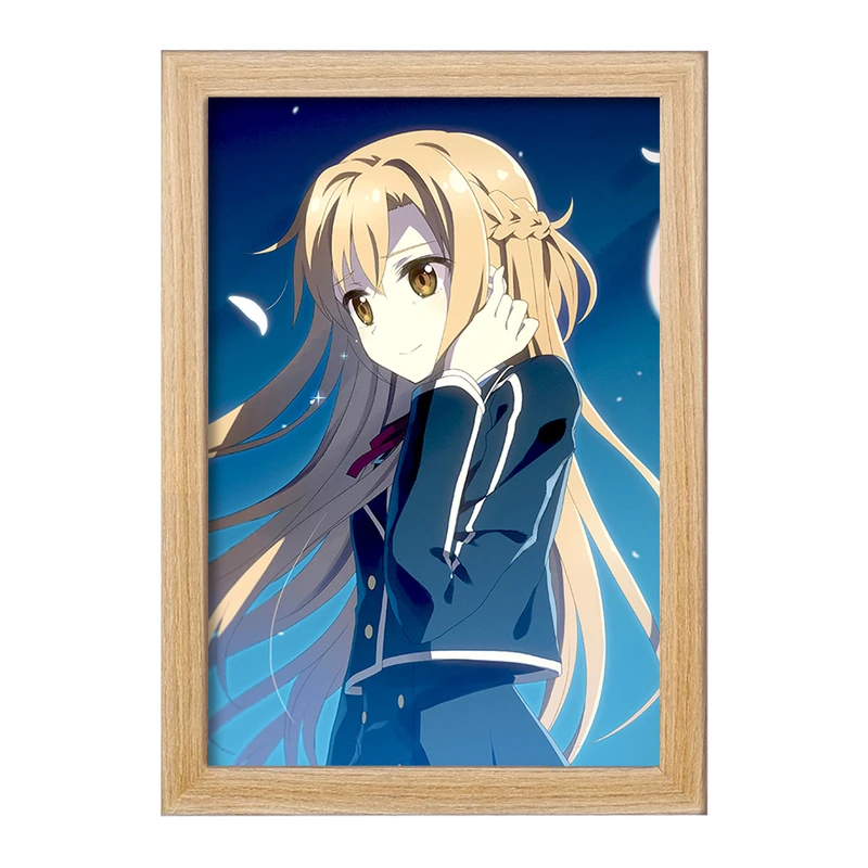 تابلو خندالو مدل آسونا یوکی انیمه هنر شمشیر زنی آنلاین   کد 12066