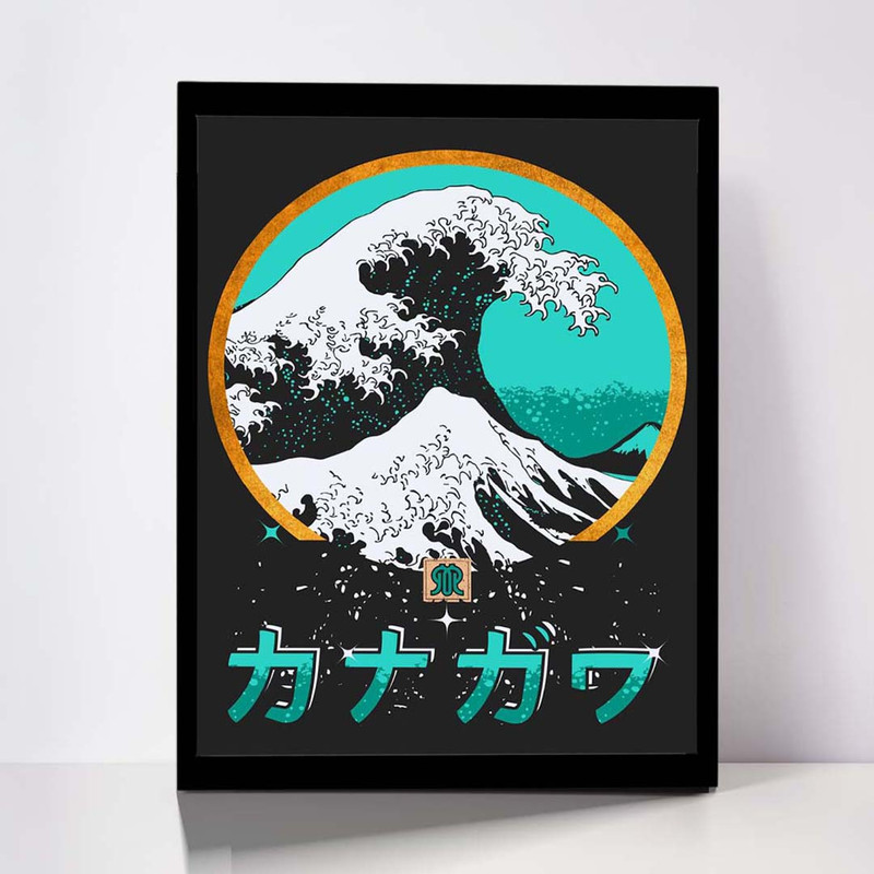 تابلو مدل GREAT WAVE کد F-7014