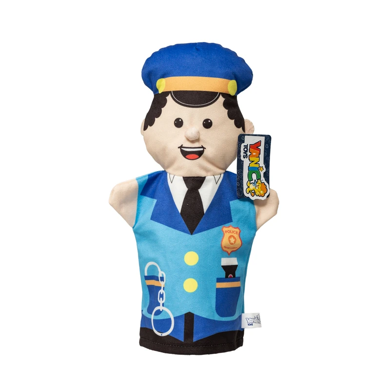 عروسک یانیک مدل پلیس نمایشی ارتفاع 25 سانتی متر