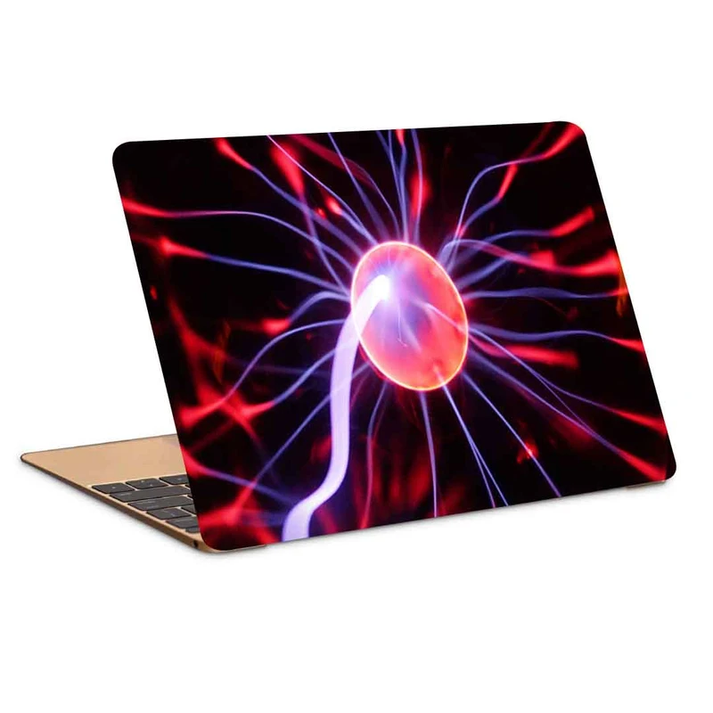 استیکر لپ تاپ طرح plasma light line abstraction کد P-929 مناسب برای لپ تاپ 15.6 اینچ
