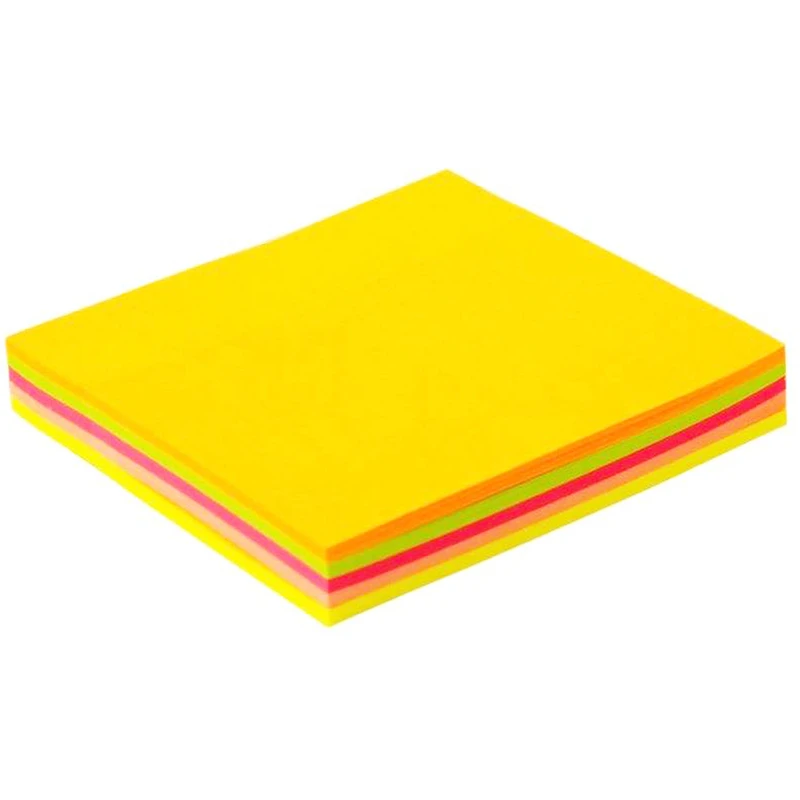کاغذ چسب دار پییرسز مدل نئونی سایز 75x75 بسته 100 عددی