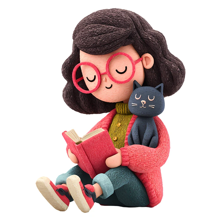 استیکر پارچه و لباس پاد آفرین مدل دخترانه طرح گربه کد S2461