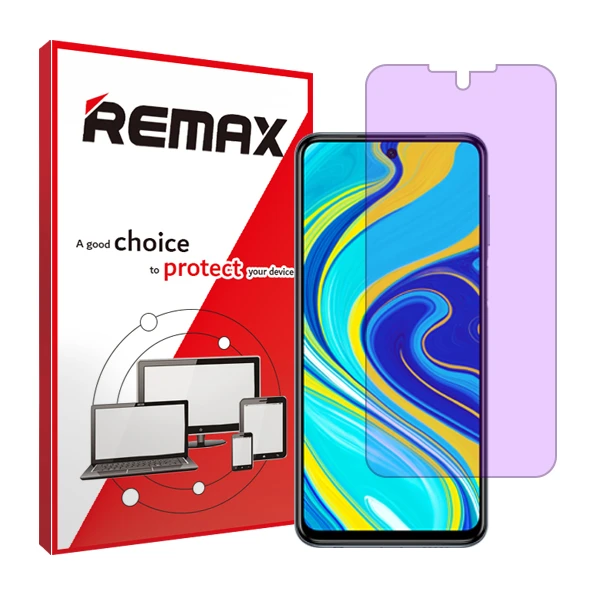 محافظ صفحه نمایش ضد اشعه بنفش ریمکس مدل HyPRL مناسب برای گوشی موبایل شیائومی Redmi Note 9S