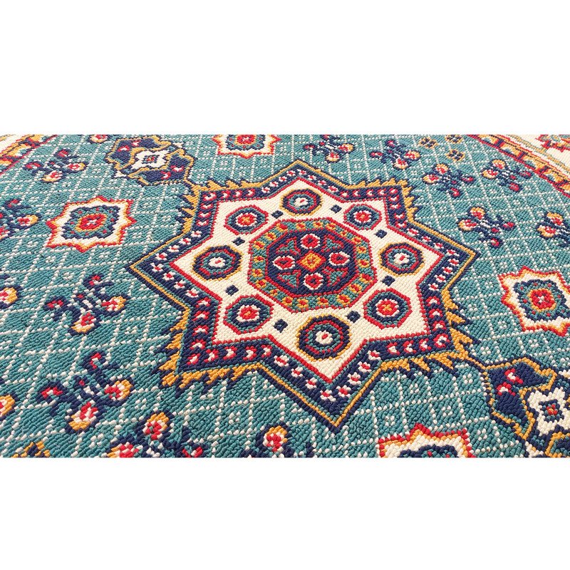 گلیم ماشینی مدل دایره