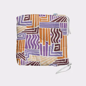 تشک صندلی شمسه نگار مدل خط های انتزاعی