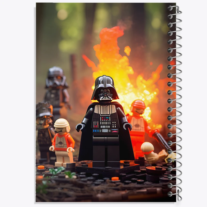 دفتر ژورنال نویسی 50 برگ خندالو مدل نقطه ای طرح جنگ ستارگان (Star Wars)  کد N2909