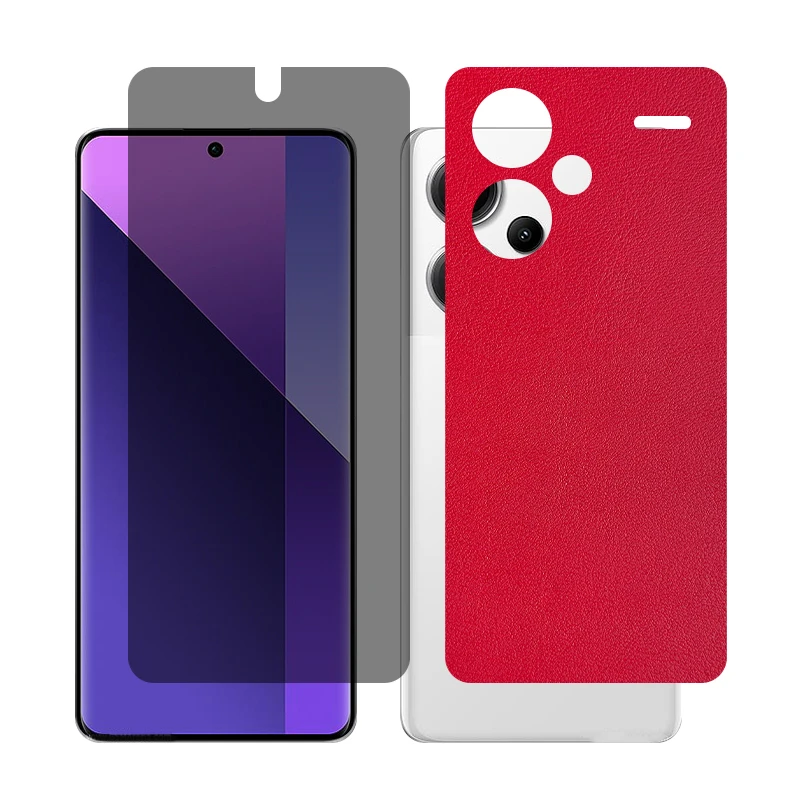 محافظ صفحه نمایش حریم شخصی گلس مدل Together مناسب برای گوشی موبایل شیائومی Redmi Note 13 Pro Plus به همراه برچسب پوششی پشت گوشی