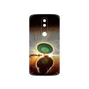 MAHOOT Night Light Fountain Cover Sticker for Motorola Moto X Force