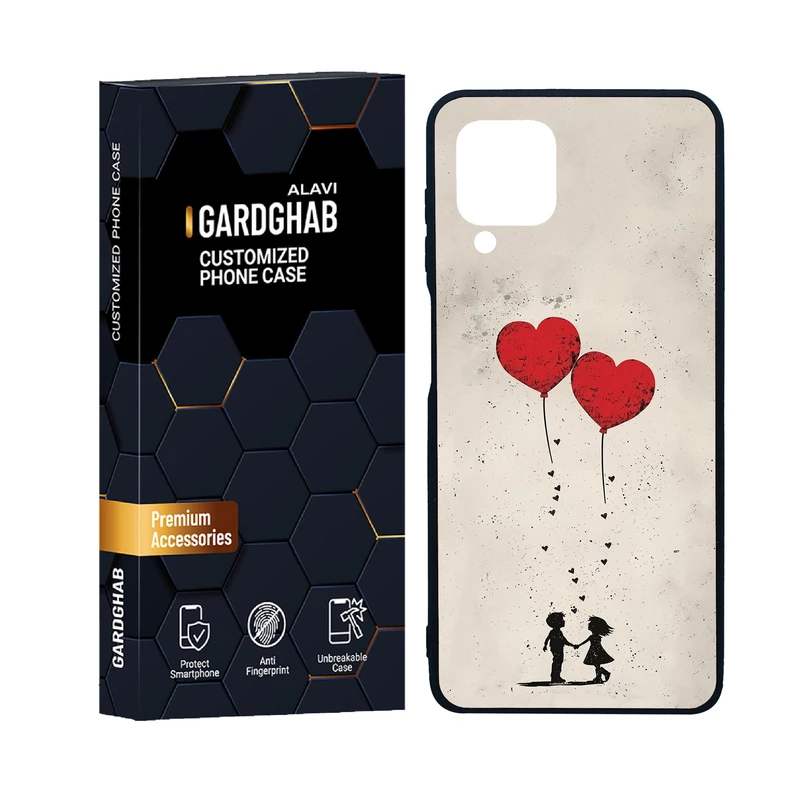 کاور گارد قاب علوی مدل دور ژله ای عاشقانه مناسب برای گوشی موبایل سامسونگ Galaxy M22 4G