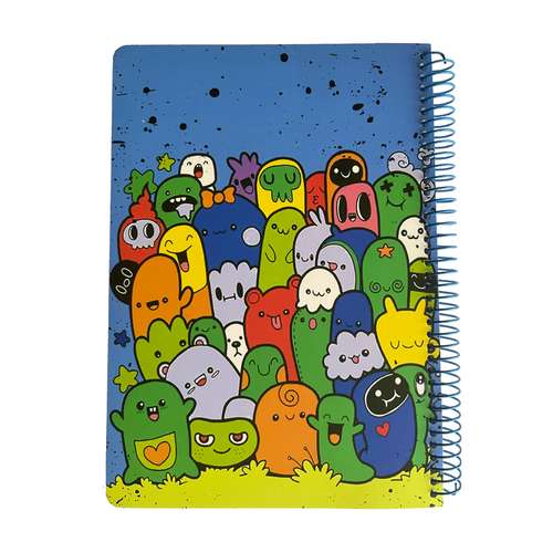 دفتر مشق 80 برگ مدل فانتزی کارتونی WJ2