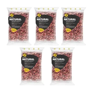 بادام زمینی برشته خال نمکی نچرال - 100 گرم بسته 5 عددی