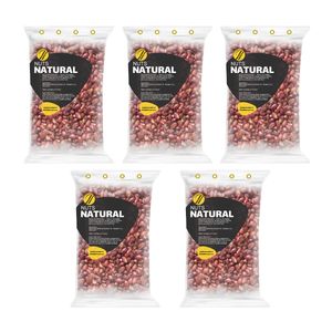بادام زمینی برشته خال نمکی نچرال - 100 گرم بسته 5 عددی