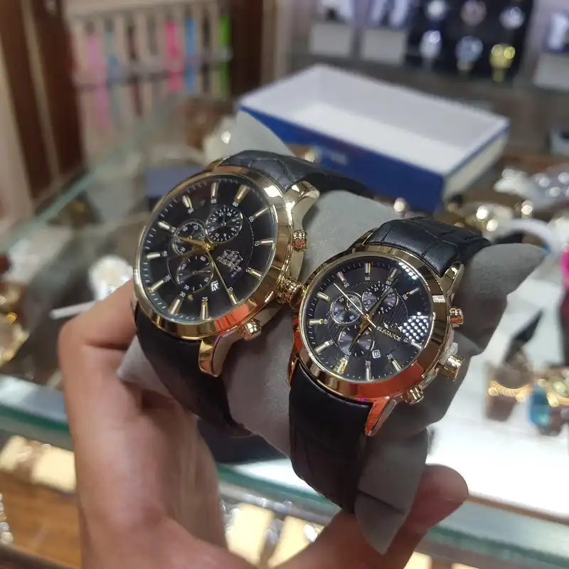 ست ساعت مچی عقربه ای  زنانه و مردانه الگانس مدل 88se11el