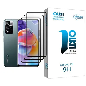 Cooling Olka Glass MIX003 Screen Protector For Xiaomi Redmi Note 11 Pro+ 5G Pack Of 3