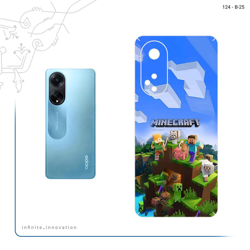 برچسب پوششی ماهوت مدل Minecraft_Game مناسب برای گوشی موبایل اپو A98