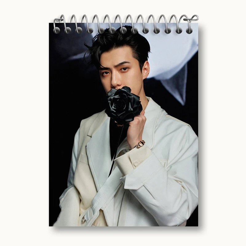 دفتر یادداشت 50 برگ خندالو مدل سهون گروه اکسو EXO کد 13468