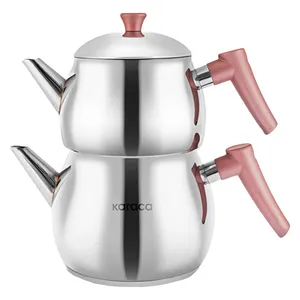 ست کتری و قوری کاراجا مدل SEP-FREZYA Midi گنجایش کتری 1.5 لیتر و گنجایش قوری 1 لیتر