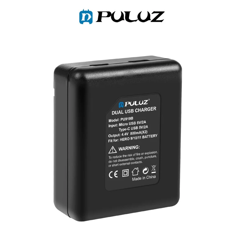 عکس شماره 7 : شارژر باتری پلوز مدل usb dual مناسب برای دوربین گوپرو hero 12-11-10-9