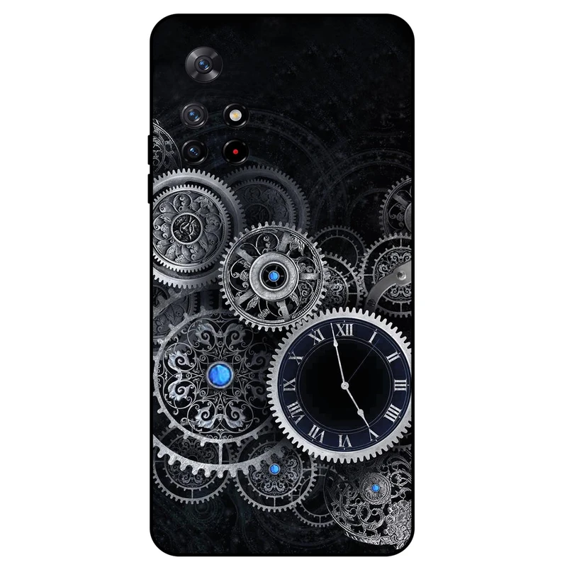 کاور مگافون طرح ساعت مدل 8161 مناسب برای گوشی موبایل شیائومی Redmi Note 11s 5G / 11T 5G 