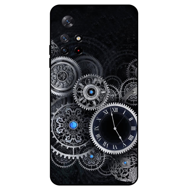 کاور مگافون طرح ساعت مدل 8161 مناسب برای گوشی موبایل شیائومی Redmi Note 11s 5G / 11T 5G 