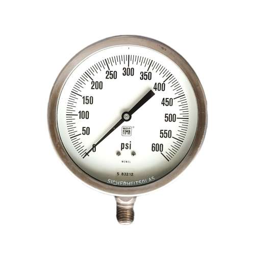 گیج فشار نووا فیما مدل 600psi-16cm-monel