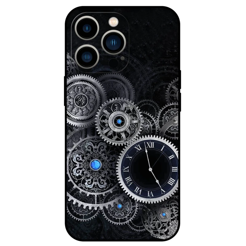 کاور مگافون طرح ساعت مدل 8161 مناسب برای گوشی موبایل اپل iPhone 14 Pro Max  