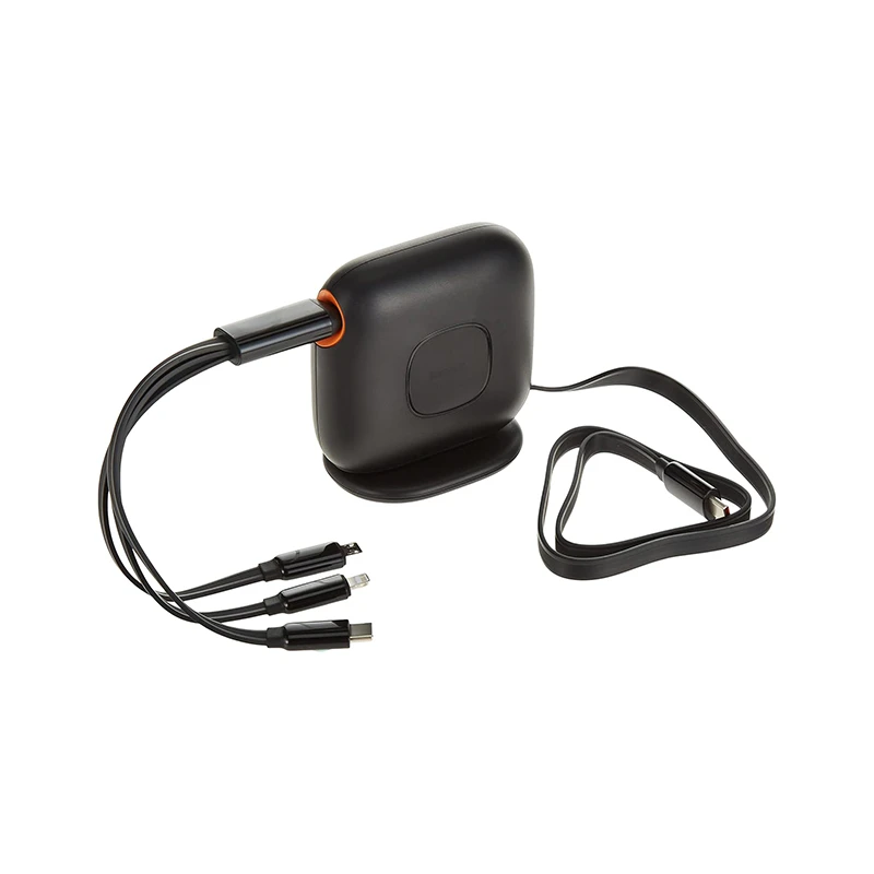 کابل تبدیل USB-C به MicroUSB/USB-C/لایتنینگ بیسوس مدل A85 طول 1.7 متر