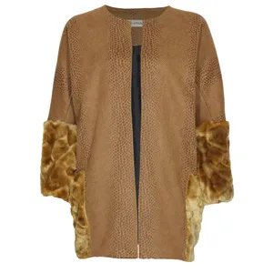 پالتو زنانه مدل بیتا رنگ عسلی