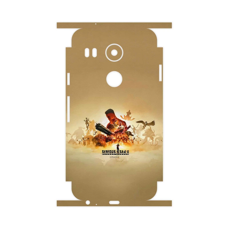 برچسب پوششی ماهوت مدل Serious Sam Game Series-FullSkin مناسب برای گوشی موبایل گوگل Nexus 5X