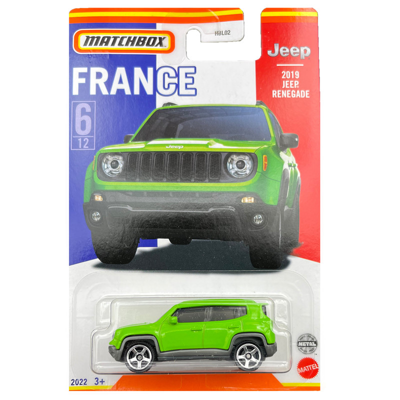 ماکت ماشین مچ باکس مدل 2019 JEEP RENEGADE 