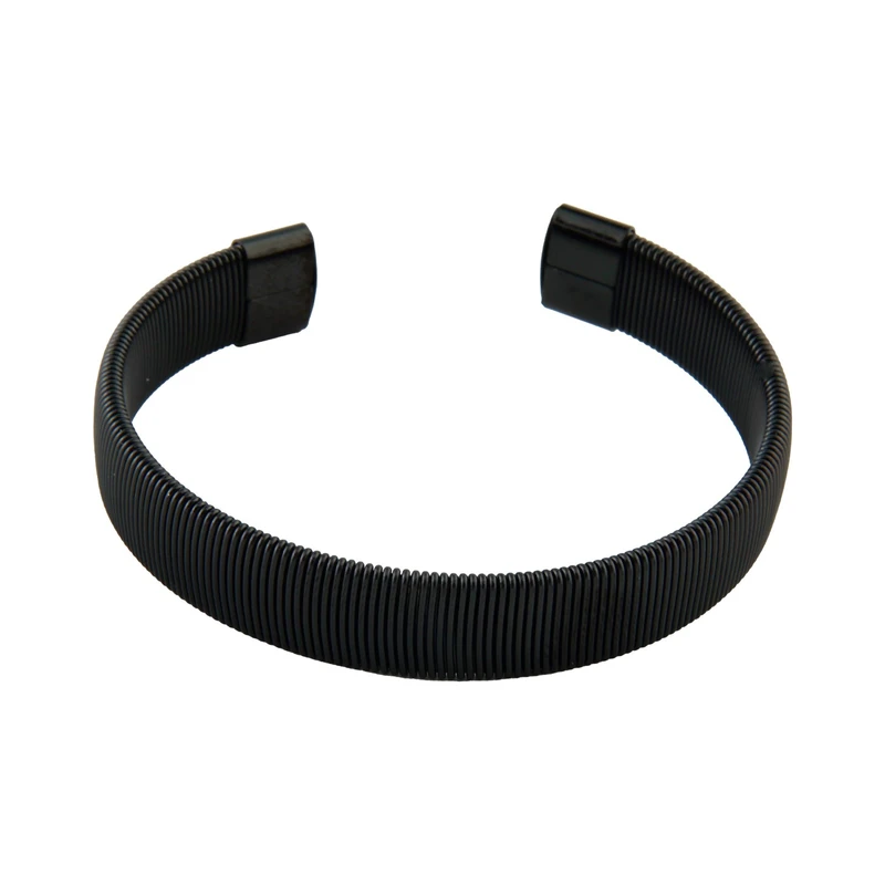 دستبند النگویی زنانه طرح خطی کد 1937